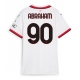 AC Milan Tammy Abraham #90 Vieraspaita Naisten 2024-25 Lyhythihainen