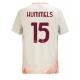 AS Roma Mats Hummels #15 Vieraspaita 2024-25 Lyhythihainen