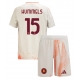 AS Roma Mats Hummels #15 Vieraspaita Lapsille 2024-25 Lyhythihainen (+ Lyhyet housut)