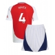 Arsenal Ben White #4 Kotipaita Lapsille 2024-25 Lyhythihainen (+ Lyhyet housut)