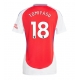 Arsenal Takehiro Tomiyasu #18 Kotipaita Naisten 2024-25 Lyhythihainen