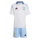 Aston Villa Amadou Onana #24 Vieraspaita Lapsille 2024-25 Lyhythihainen (+ Lyhyet housut)