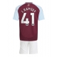 Aston Villa Jacob Ramsey #41 Kotipaita Lapsille 2024-25 Lyhythihainen (+ Lyhyet housut)