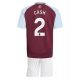 Aston Villa Matty Cash #2 Kotipaita Lapsille 2024-25 Lyhythihainen (+ Lyhyet housut)