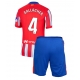 Atletico Madrid Conor Gallagher #4 Kotipaita Lapsille 2024-25 Lyhythihainen (+ Lyhyet housut)