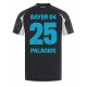 Bayer Leverkusen Exequiel Palacios #25 Kolmaspaita 2024-25 Lyhythihainen