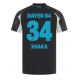 Bayer Leverkusen Granit Xhaka #34 Kolmaspaita 2024-25 Lyhythihainen