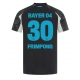 Bayer Leverkusen Jeremie Frimpong #30 Kolmaspaita 2024-25 Lyhythihainen