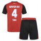 Bayer Leverkusen Jonathan Tah #4 Kotipaita Lapsille 2024-25 Lyhythihainen (+ Lyhyet housut)