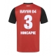 Bayer Leverkusen Piero Hincapie #3 Kotipaita 2024-25 Lyhythihainen