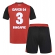 Bayer Leverkusen Piero Hincapie #3 Kotipaita Lapsille 2024-25 Lyhythihainen (+ Lyhyet housut)