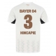 Bayer Leverkusen Piero Hincapie #3 Vieraspaita 2024-25 Lyhythihainen