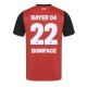 Bayer Leverkusen Victor Boniface #22 Kotipaita 2024-25 Lyhythihainen