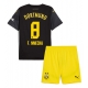 Borussia Dortmund Felix Nmecha #8 Vieraspaita Lapsille 2024-25 Lyhythihainen (+ Lyhyet housut)