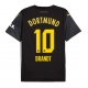 Borussia Dortmund Julian Brandt #10 Vieraspaita 2024-25 Lyhythihainen