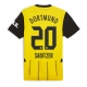 Borussia Dortmund Marcel Sabitzer #20 Kotipaita 2024-25 Lyhythihainen