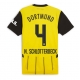 Borussia Dortmund Nico Schlotterbeck #4 Kotipaita 2024-25 Lyhythihainen