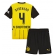 Borussia Dortmund Nico Schlotterbeck #4 Kotipaita Lapsille 2024-25 Lyhythihainen (+ Lyhyet housut)