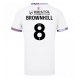 Burnley Josh Brownhill #8 Kolmaspaita 2024-25 Lyhythihainen