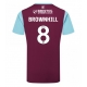 Burnley Josh Brownhill #8 Kotipaita 2024-25 Lyhythihainen