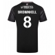 Burnley Josh Brownhill #8 Vieraspaita 2024-25 Lyhythihainen