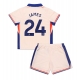 Chelsea Reece James #24 Vieraspaita Lapsille 2024-25 Lyhythihainen (+ Lyhyet housut)