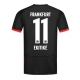 Eintracht Frankfurt Hugo Ekitike #11 Vieraspaita 2024-25 Lyhythihainen