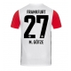 Eintracht Frankfurt Mario Gotze #27 Kotipaita 2024-25 Lyhythihainen