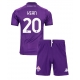 Fiorentina Moise Kean #20 Kotipaita Lapsille 2024-25 Lyhythihainen (+ Lyhyet housut)