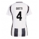 Juventus Federico Gatti #4 Kotipaita Naisten 2024-25 Lyhythihainen