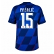 Kroatia Mario Pasalic #15 Vieraspaita EM-Kisat 2024 Lyhythihainen