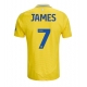 Leeds United Daniel James #7 Vieraspaita 2024-25 Lyhythihainen