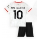 Liverpool Alexis Mac Allister #10 Kolmaspaita Lapsille 2024-25 Lyhythihainen (+ Lyhyet housut)