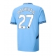 Manchester City Matheus Nunes #27 Kotipaita 2024-25 Lyhythihainen