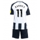 Newcastle United Harvey Barnes #11 Kotipaita Lapsille 2024-25 Lyhythihainen (+ Lyhyet housut)