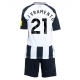 Newcastle United Tino Livramento #21 Kotipaita Lapsille 2024-25 Lyhythihainen (+ Lyhyet housut)