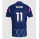 Nottingham Forest Chris Wood #11 Vieraspaita 2024-25 Lyhythihainen