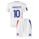 Olympique Lyonnais Alexandre Lacazette #10 Kotipaita Lapsille 2024-25 Lyhythihainen (+ Lyhyet housut)