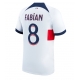 Paris Saint-Germain Fabian Ruiz #8 Vieraspaita 2023-24 Lyhythihainen