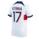 Paris Saint-Germain Vitinha #17 Vieraspaita 2023-24 Lyhythihainen