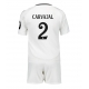 Real Madrid Daniel Carvajal #2 Kotipaita Lapsille 2024-25 Lyhythihainen (+ Lyhyet housut)