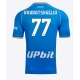 SSC Napoli Khvicha Kvaratskhelia #77 Kotipaita 2023-24 Lyhythihainen