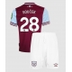 West Ham United Tomas Soucek #28 Kotipaita Lapsille 2024-25 Lyhythihainen (+ Lyhyet housut)