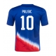 Yhdysvallat Christian Pulisic #10 Vieraspaita Copa America 2024 Lyhythihainen